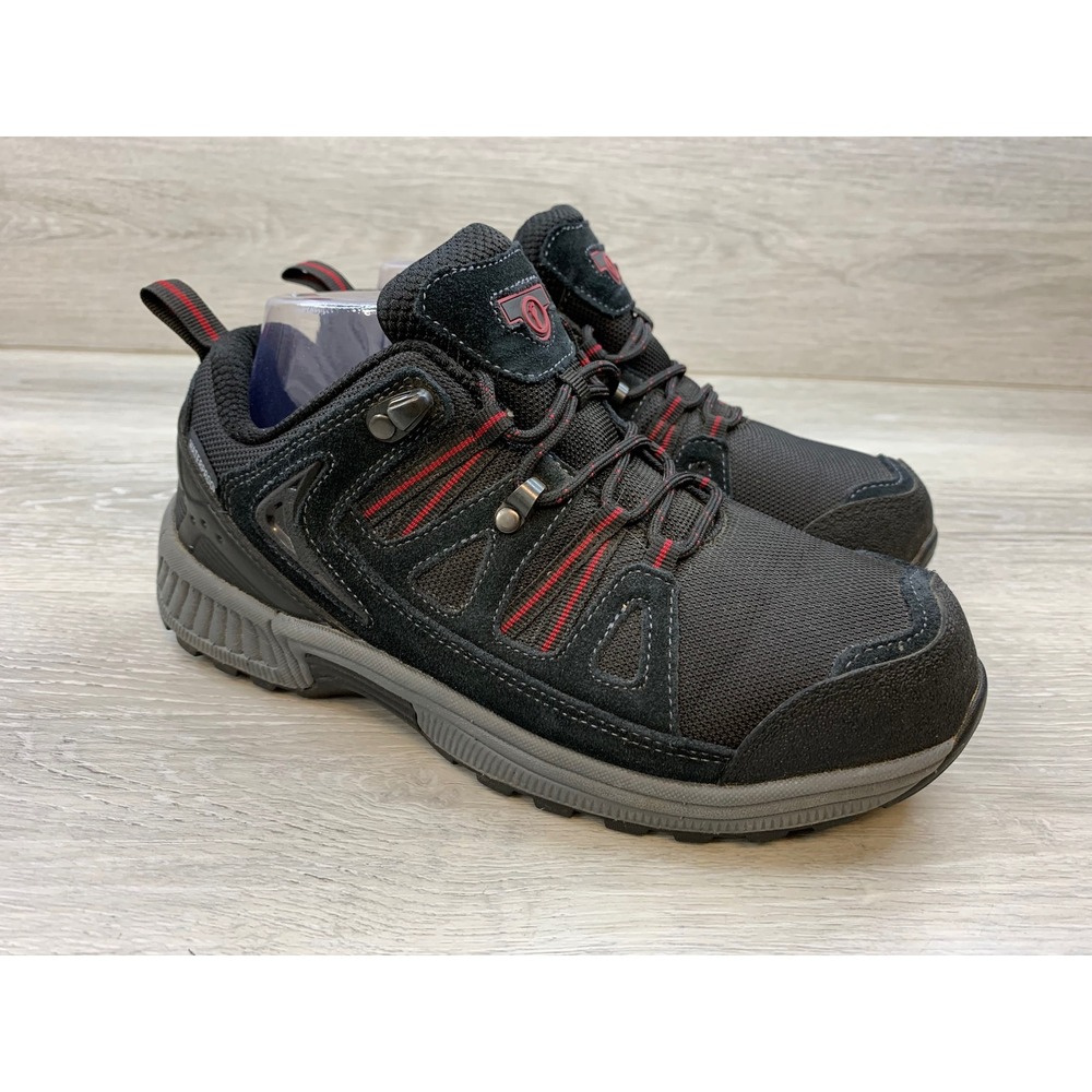 Orthofeet 946 Delta Women's Hiking Shoes Black Leather X-Wide 2E Size 7.5
